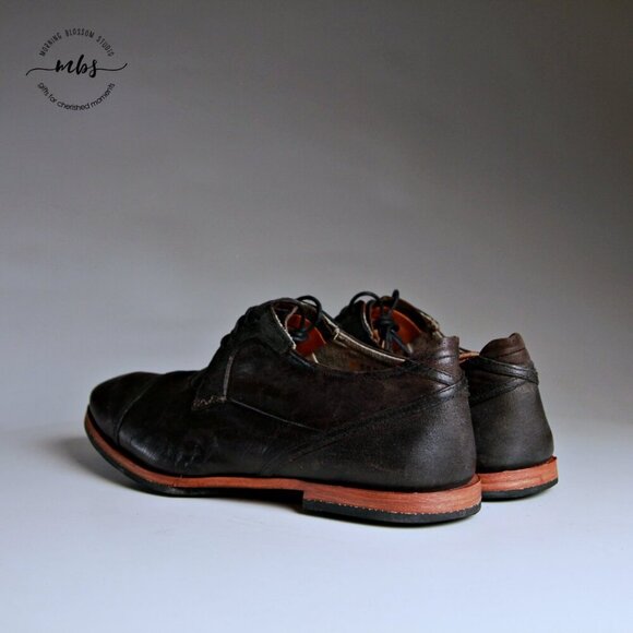 Timberland Wodehouse Leather Cap Toe Derby Shoes in Black Men Size 8 - Picture 5 of 13